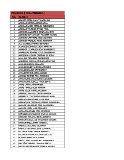 PROBERE ( SECUNDARIA )