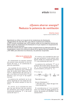 Ahorro de energ&iacute;a en climatizaci&oacute;n