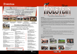 Bolet&iacute;n Holstein Julio.spub - Asociaci&oacute;n Holstein de Colombia