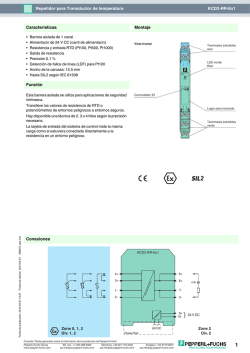 KCD2-RR-Ex1 Repetidor para Transductor de temperatura