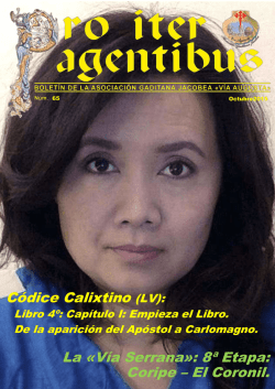 N&uacute;m. 65 Octubre - Asociaci&oacute;n Gaditana Jacobea