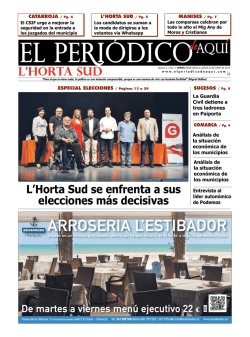 L`HORTA sud - El Peri&oacute;dico de Aqu&iacute;