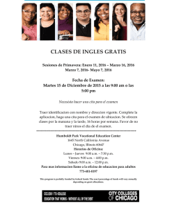 CLASES DE INGLES GRATIS