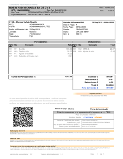 ROBIN AND MICHAELS SA DE CV 5