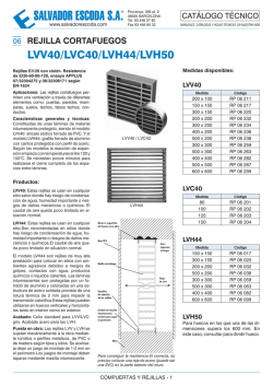 rejilla cortafuegos - Salvador Escoda SA