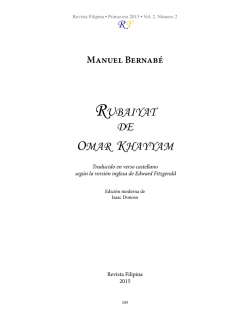Rubaiyat de Bernab&eacute;
