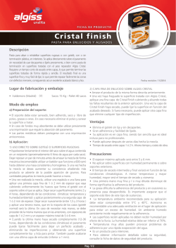 Cristal finish - Almacenes Moreno