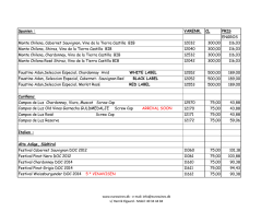 VARENR. CL PRIS ENGROS Monte Chilena