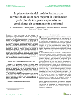Implementaci&oacute;n del modelo Retinex con correcci&oacute;n de color para