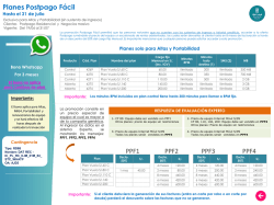 Planes Postpago F&aacute;cil