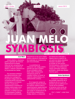 JUAN MELO SYMBIOSIS
