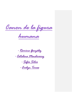 Canon de la figura humana