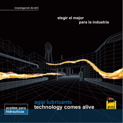 Aceites para hidr&aacute;ulicas