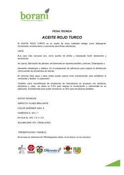 ACEITE ROJO TURCO