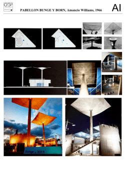 PABELLON BUNGE Y BORN, Amancio Williams, 1966