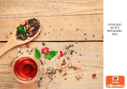 CAT&Aacute;LOGO DE T&Eacute; E INFUSIONES 2016