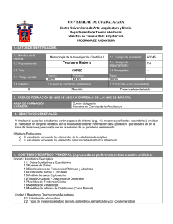 Estad&iacute;stica B&aacute;sica y Aplicada - Centro Universitario de Arte