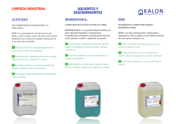 LIMPIEZA INDUSTRIAL SOLVENTES Y DESENGRASANTES