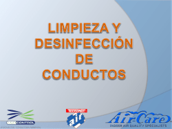Marco normativo limpieza conductos 2015