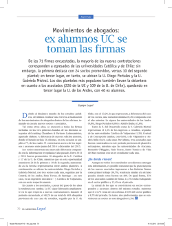 ex alumnos UC se toman las firmas - Cariola, D&iacute;ez, P&eacute;rez