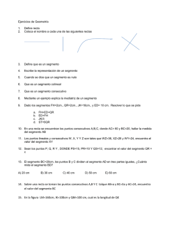 14. Sobre una recta se toman los puntos consecutivos A,B Y C