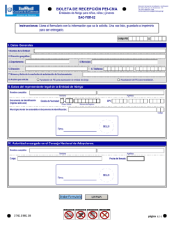 BOLETA DE RECEPCI&Oacute;N PEI-CNA