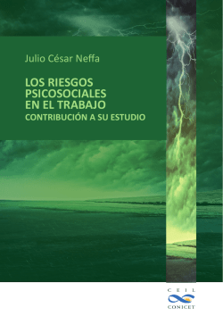 LOS RIESGOS PSICOSOCIALES EN EL TRABAJO