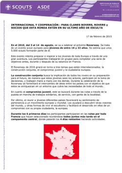 Roverway - Scouts de Andaluc&iacute;a