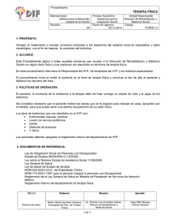 TERAPIA F&Iacute;SICA