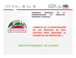 12.30 FORO ECON&Oacute;MICO - PRESENTACION INAPESCA