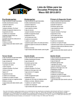 Pre-K & Kindergarten