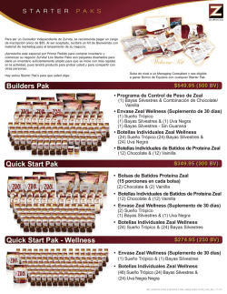 24 Botellas Individuales de Zeal Wellness