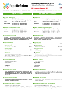 fIChA T&eacute;CnICA GENERAL INfORMATION