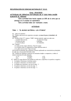 ejercicios de recuperacion 2&ordm; eso