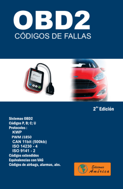 OBD2 C&oacute;digos de Fallas