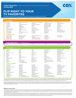 FLIP RIGHT TO YOUR TV FAVORITES