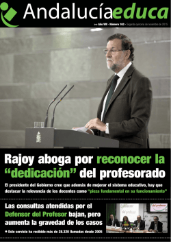 Rajoy aboga por reconocer la &ldquo;dedicaci&oacute;n&rdquo; del