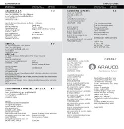 Lista de Empresas Expositoras 2013