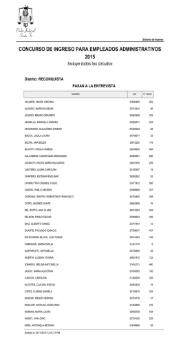 concurso de ingreso para empleados administrativos 2015