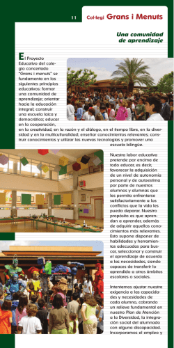 Col&middot;legi Grans i Menuts - UCEV