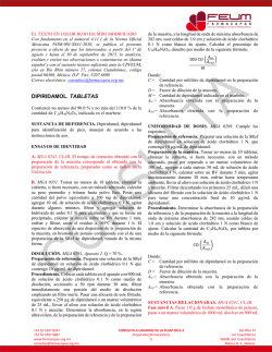 DIPIRIDAMOL. TABLETAS