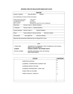 Noveno de Educaci&oacute;n B&aacute;sica