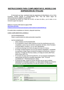 instrucciones para cumplimentar el modelo 046