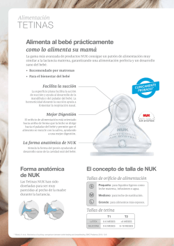 nuk tetinas - La aventura de ser madre