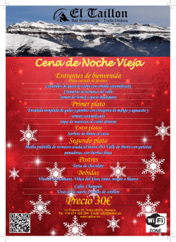 Men&uacute; Nochevieja! Click aqui para consultar.