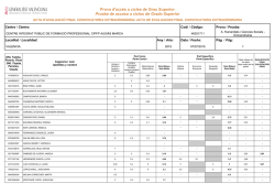 Prova d`acc&eacute;s a cicles de Grau Superior Prueba de acceso a ciclos
