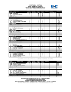 UNIVERSIDAD CENTRAL SEDE ZONA LOS SANTOS