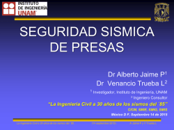 La Ingenier&iacute;a Civil a 30 a&ntilde;os de los sismos del &acute;85