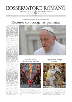 L`O S S E RVATOR E ROMANO