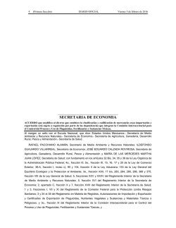 SECRETARIA DE ECONOMIA